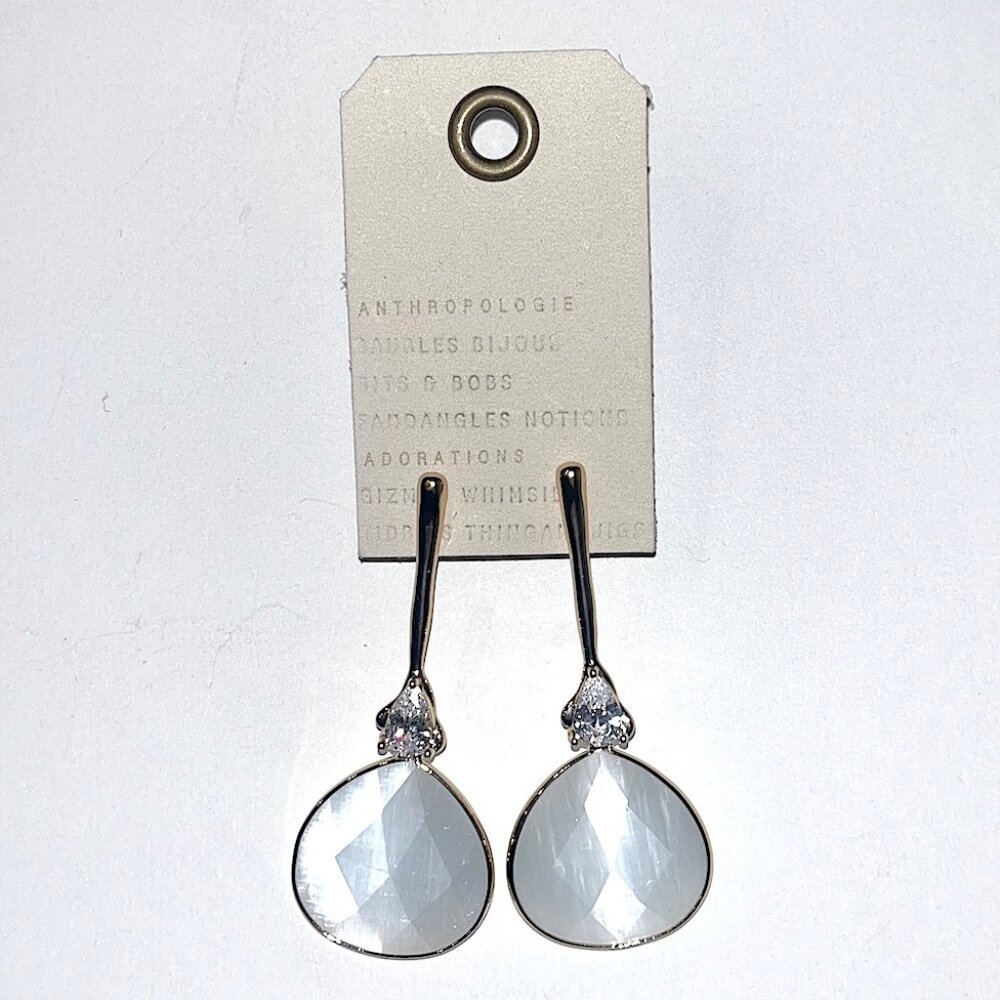 NWT Anthropologie Southwestern Agate Drop Earrings